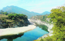 The Beas where Dhola-Sidh power project of Hamirpur is coming up