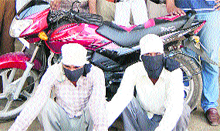 The accused in police custody in Jagraon on Tuesday