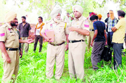 Police officials on their toes after receiving a hoax call in Ludhiana on Thursday