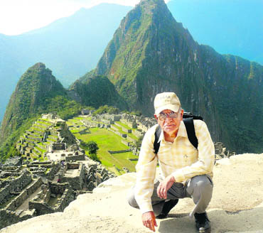 K.J.S. Chatrath, a retired IAS officer, has trekked to the Yamunotri, Gomukh and Pandori glaciers and even visited (above) Machu Picchu in Peru