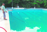 The swimming pool at the coaching centre, Sector 23, Chandigarh