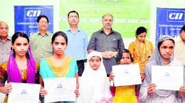 Participants in an Affirmative Action summer training camp organised in Dehradun on Tuesday.