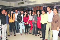 Cast and crew of film Yaar Anmulle in Jalandhar