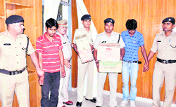 Two theives in police custody in Dehradun on Friday