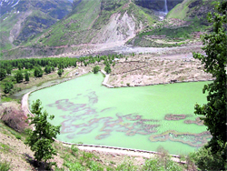 A view of the Sissu tourist village lake
