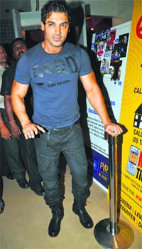 Body beautiful: John Abraham