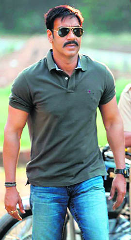 Ajay Devgn in a still from Singham