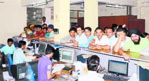 Customers demand their money back from the PACL India Limited office in Solan 