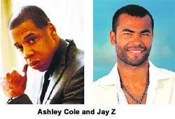  Ashley Cole and Jay Z