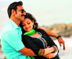 A still from Singham