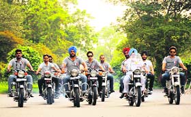 TOP SPEED: Members of the Jawa Yezdi CLub Chandigarh