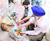 Health officials inspect food products at Central Jail in Amritsar