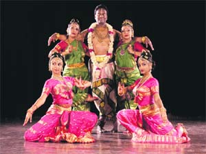 L-R: Bhavana, Kaushalya, Raja, Radha and Yamini Reddy