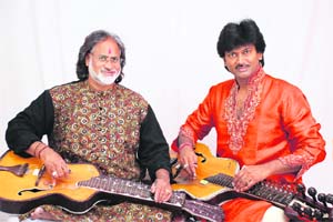 Satvik veena player Salil Bhatt, son of Pandit Vishwa Mohan Bhatt