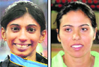 Ashwini Akkunji and Priyanka Panwar
