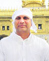 Union Minister of State for Defence Dr MM Pallam Raju at the Golden Temple in Amritsar.