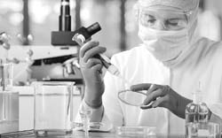 Biologists and technicians are testing the feasibility of compressing healthy DNA strands in order to slip healthy genes through the cell membranes of people who have cystic fibrosis and other genetic disorders