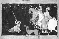 Zurich Reitberg-Rupmati and Baz Bahadur Hunting (c 1700) — Photo courtesy: Rainer Wolfsberger