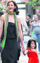Katie Holmes with daughter Suri