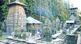 The Jageshwar group of temples in Almora district.