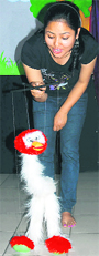 An interaction with children after the show
