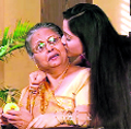 Soumya Seth with her on-screen Dadi