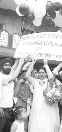 MoS External Affairs Preneet Kaur inaugurates Kangarookids Pre-School in Patiala 
