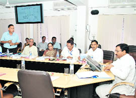 The National Service Scheme Advisory Committee holds a meeting at the Secretariat