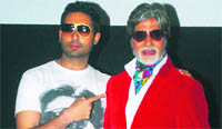 Amitabh and Abhishek Bachchan