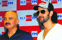 Rakesh and Hrithik Roshan