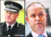 The London police was left virtually left headless after Commissioner Paul Stephenson (left) and his deputy John Yates resigned within hours of each other for hiring former News of the World deputy editor Neil Wallis as the the Met police PR consultant.