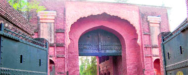 The gate of Gobindgarh Fort in Amritsar.