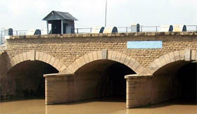 Flow of water begins in the Gang canal from the Hussainiwala barrage on Tuesday after 22 years.