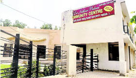 The community centre in BRS Nagar, Ludhiana, constructed with the help of government grants, is allegedly being used as a marriage palace.