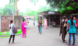 A view of the Government Central Crafts Institute for Women at Sector 11 in Chandigarh. 