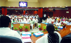 The MCD holds its first standing committee meeting at the Shyama Prasad Mukherjee Civic Centre in New Delhi