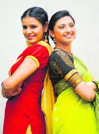 TWO TO TANGO: (L-R) Swati Bajpai & Rubina Shergill