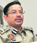 Newly appointed Commissioner of Police SS Chauhan interacts with media in Ludhiana 