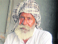 Mohinder Singh who lost two family members in mishaps.
