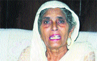 Harbans Kaur who lost her grandson in an accident.