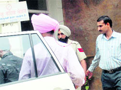 CBI officials taking away her gunman from Mohali office