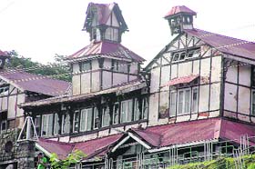 The Bantony building on the Mall in Shimla