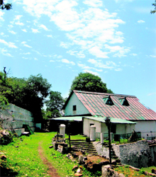 A view of Samrat Hundals house in Dagshai, Himachal Pradesh