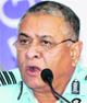 IAF Chief Air Chief Marshal PV Naik at a press conference in New Delhi on Tuesday