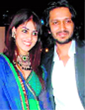 Genelia D'Souza and Riteish Deshmukh