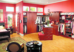 A closet this big spells luxury