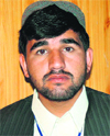 A file photo of BBC reporter Omid Khpalwak