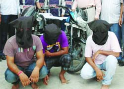 Murder accused in the police net