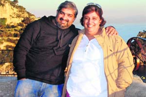 Mohan Krishnan, a Hindu, with Sikh wife Maneesha Singh