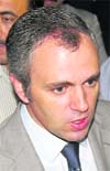 Chief Minister Omar Abdullah talks to mediapersons in Srinagar 